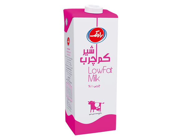 Sterile low-fat milk