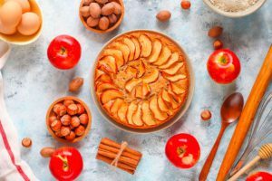 طرز تهیه پای سیب خانگی لذیذ و خوشمزه با روش قنادی