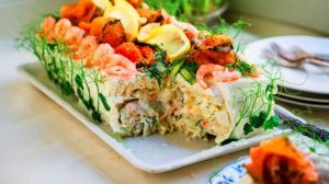 طرز تهیه کیک مرغ مجلسی