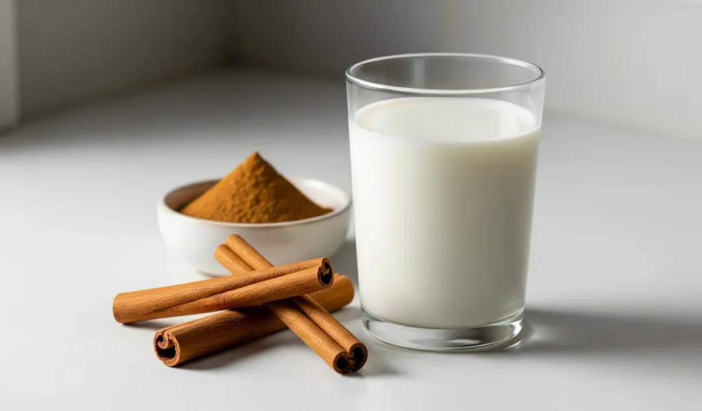 شیر و دارچین