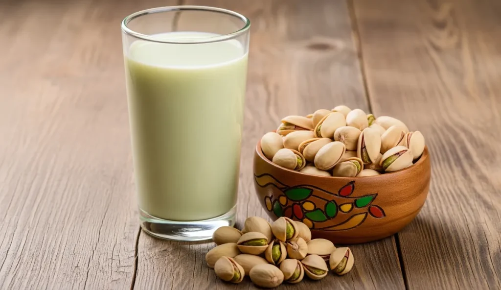 شیر پسته