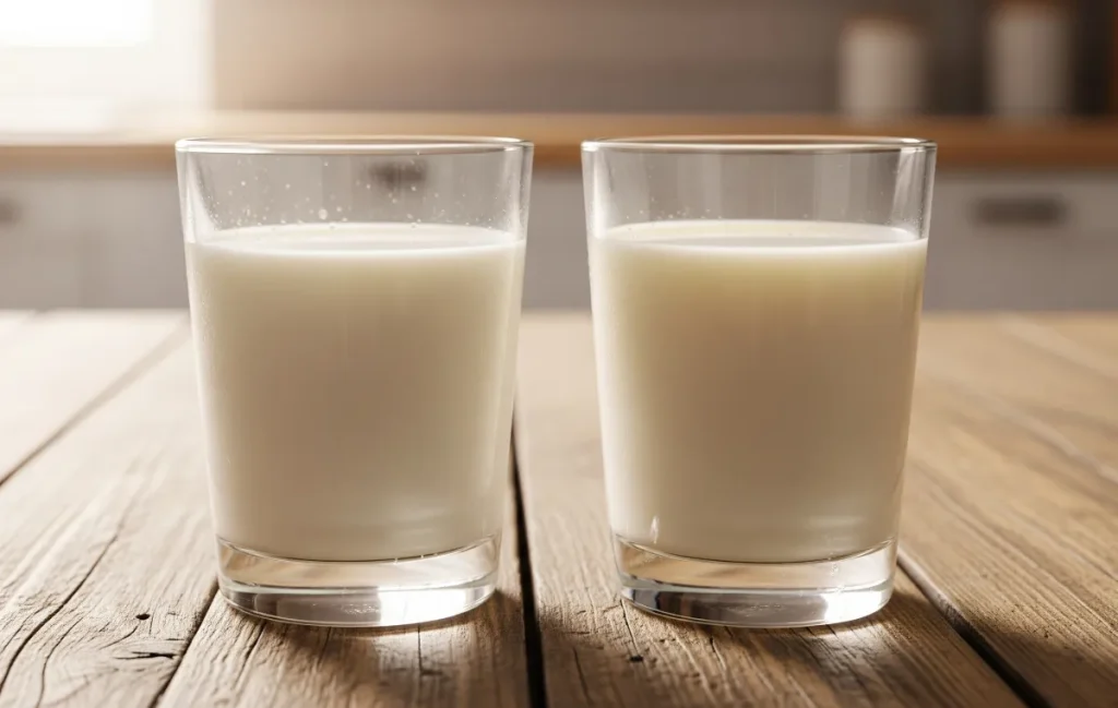 مقایسه شیر شتر و گاو