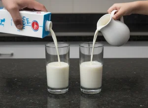 تفاوت شیر بادام با شیر گاو