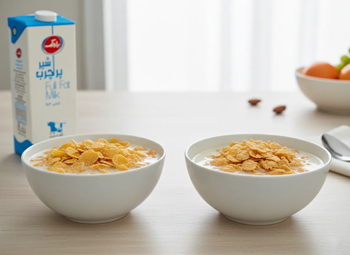 شیر بادام با شیر گاو3 Uncategorized @fa تفاوت شیر بادام با شیر گاو