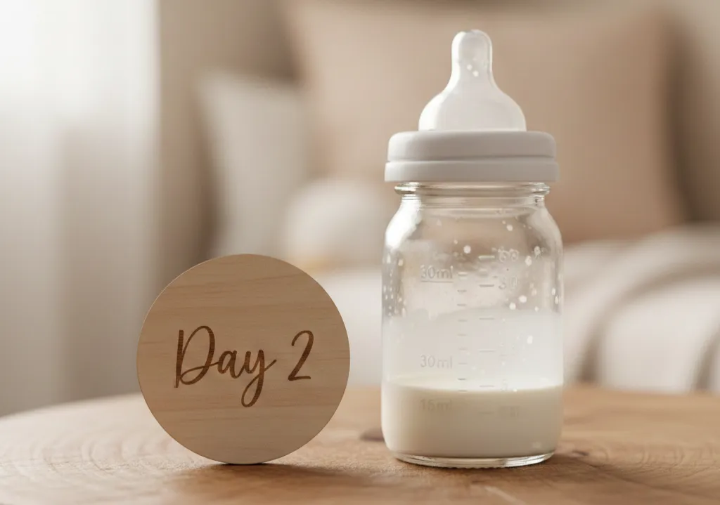 برای نوزاد دو روزه چقدر شیر خشک بدهیم