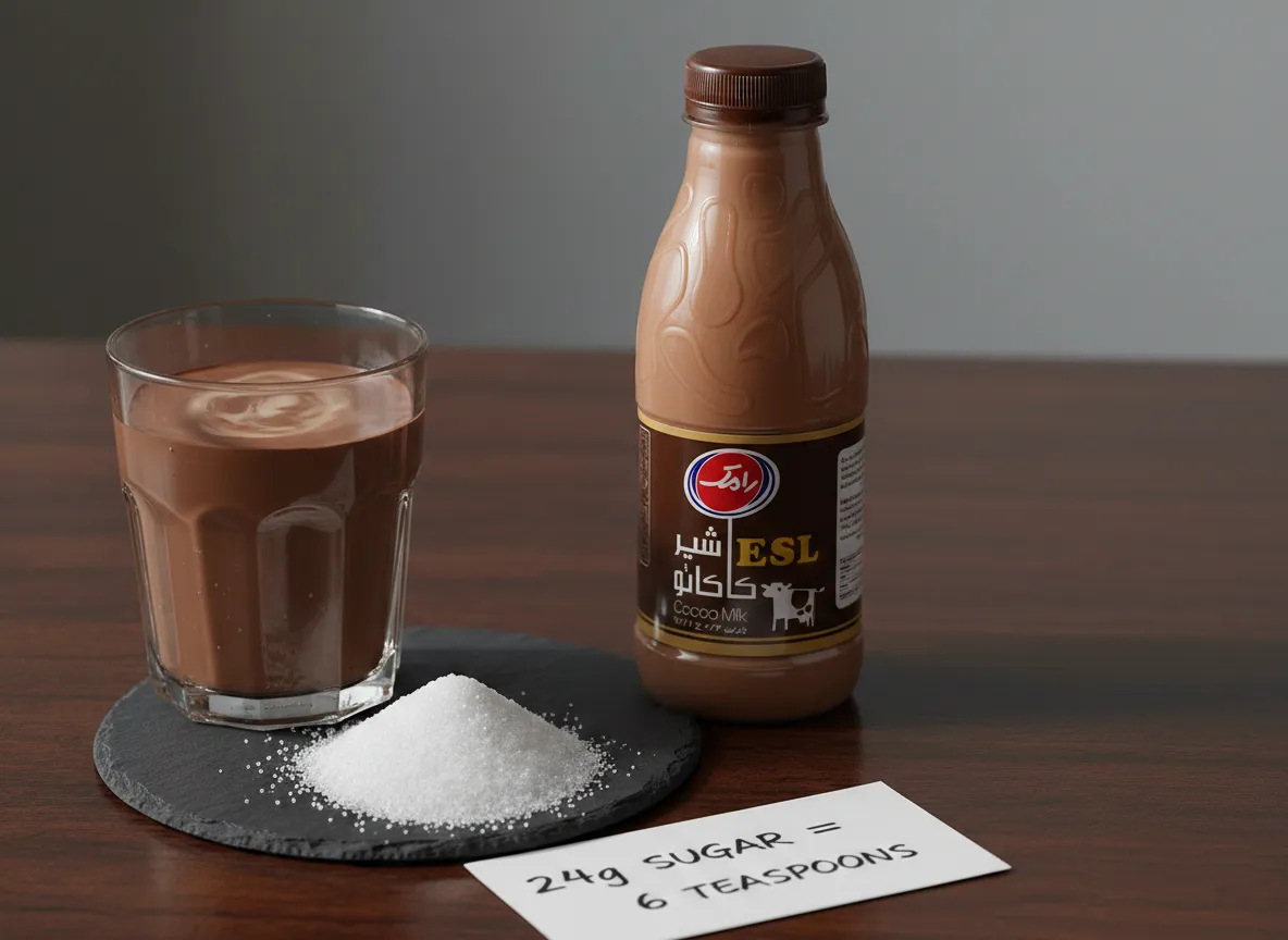 شیر کاکائو چقدر شکر میخواد