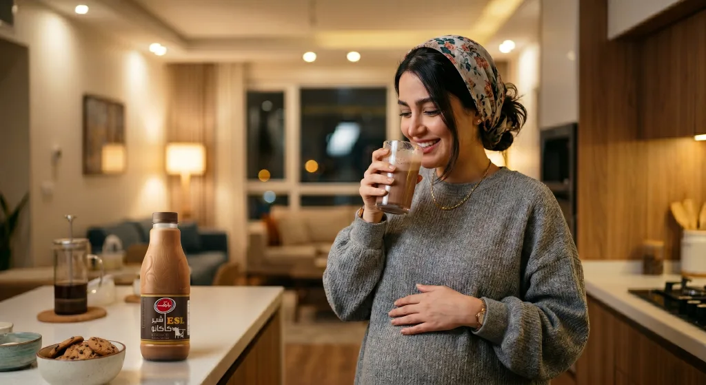 شیر کاکائو برای زن باردار