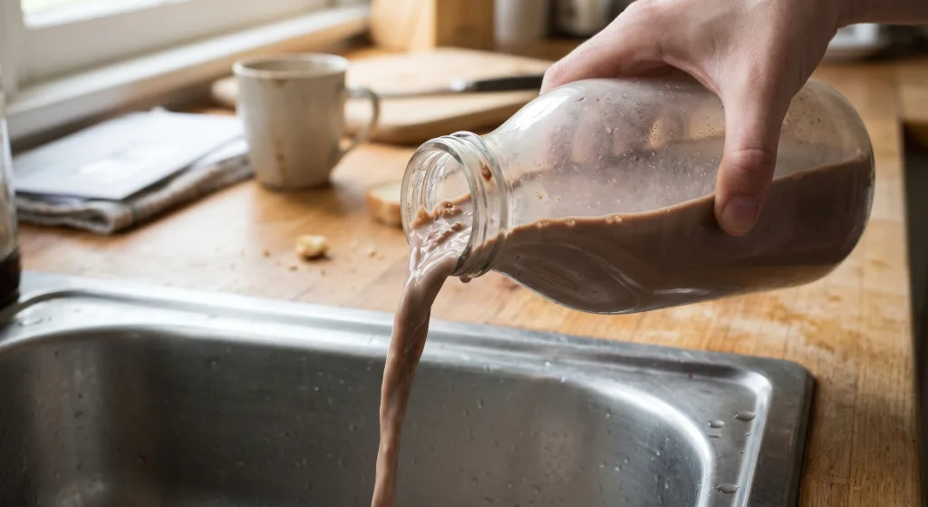 شیر کاکائو بیرون یخچال خراب میشه