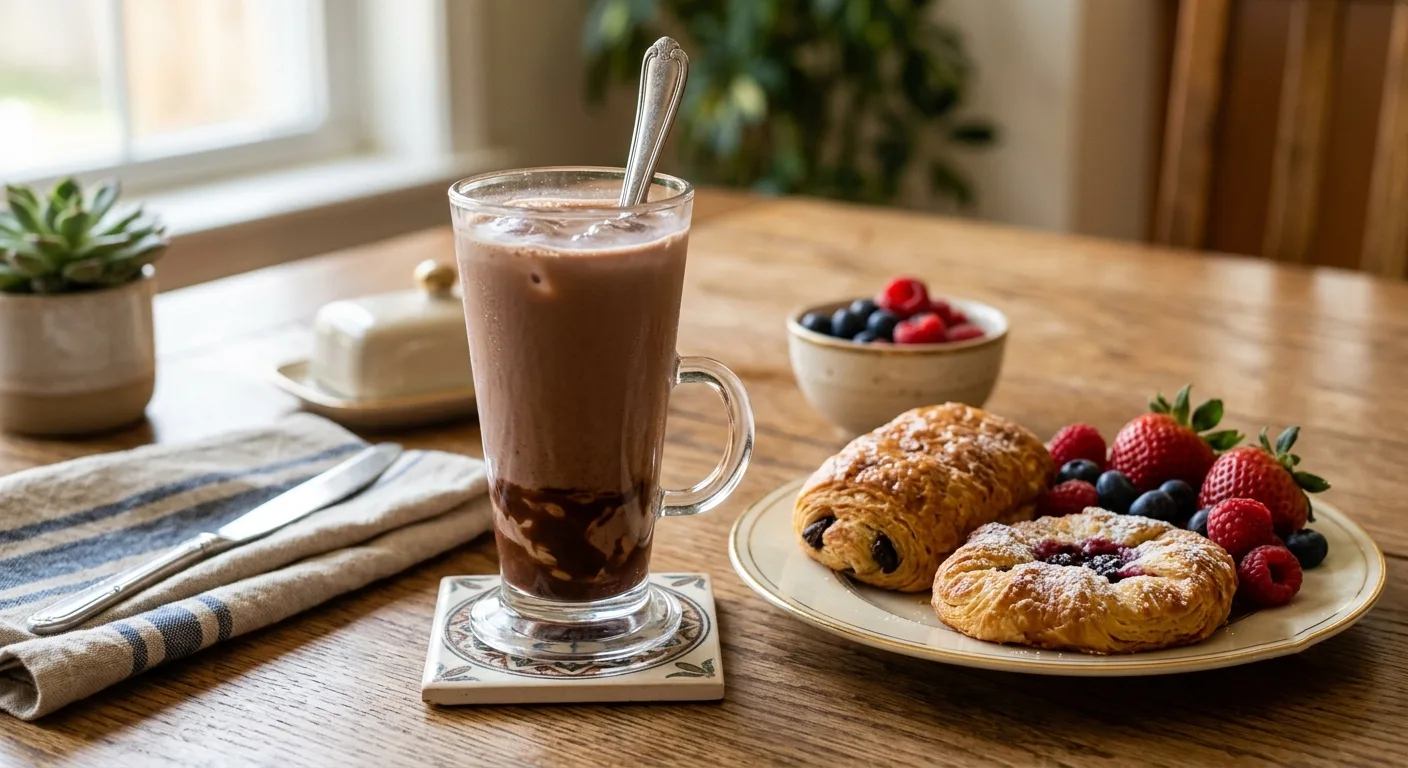 شیر کاکائو خانگی غلیظ