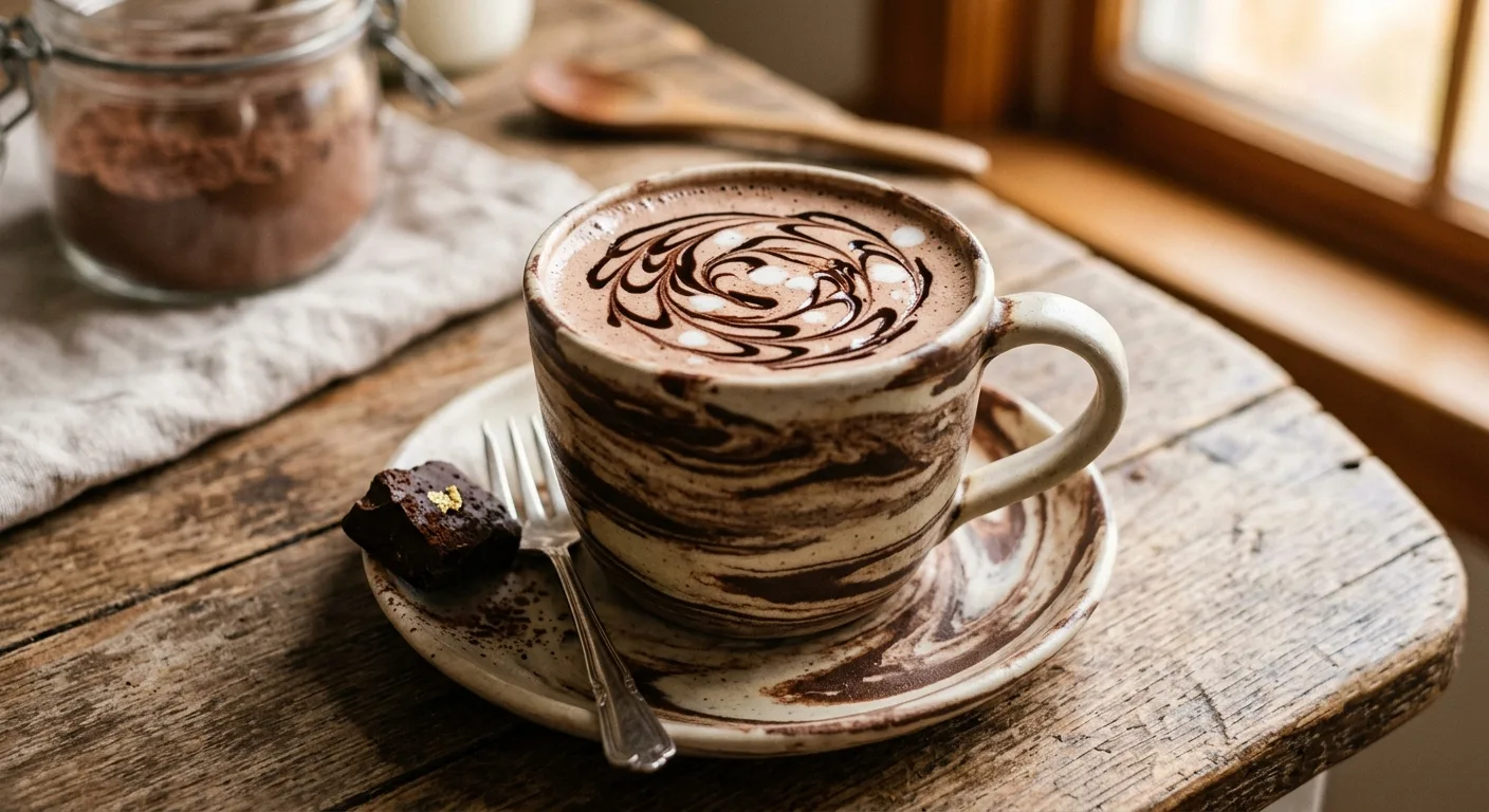 شیر کاکائو خانگی غلیظ