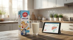 آیا شیر پرچرب برای کبد مضر است