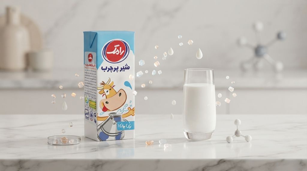 آیا شیر پرچرب قند دارد
