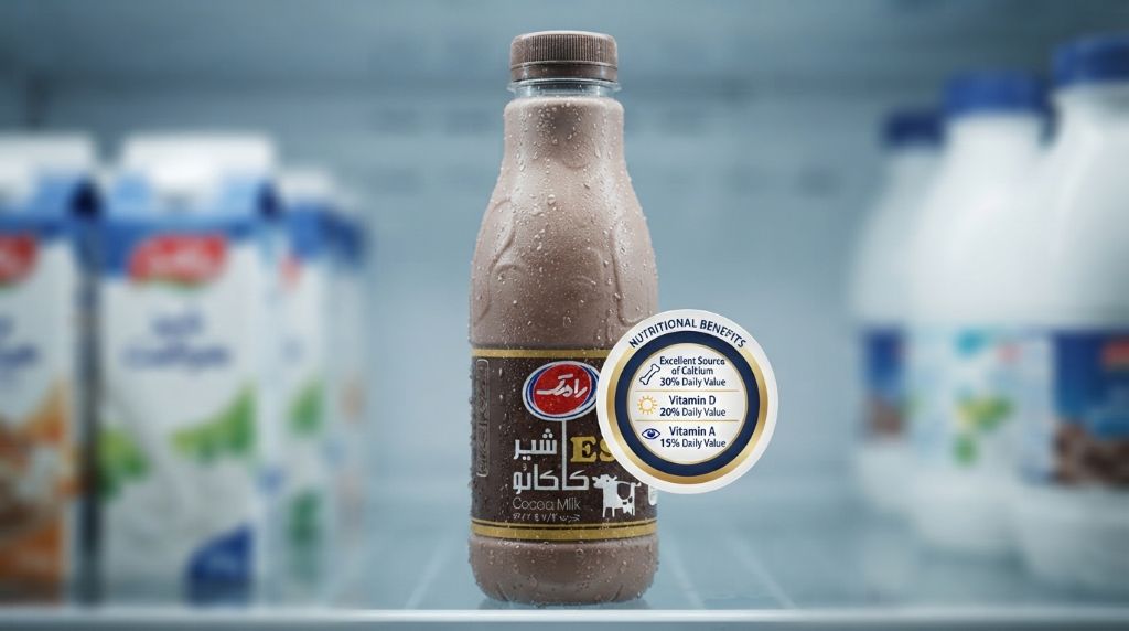 ارزش غذایی شیر کاکائو