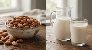 تفاوت شیر بادام و بادام