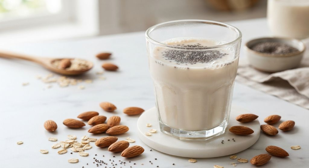 شیر بادام برای یبوست