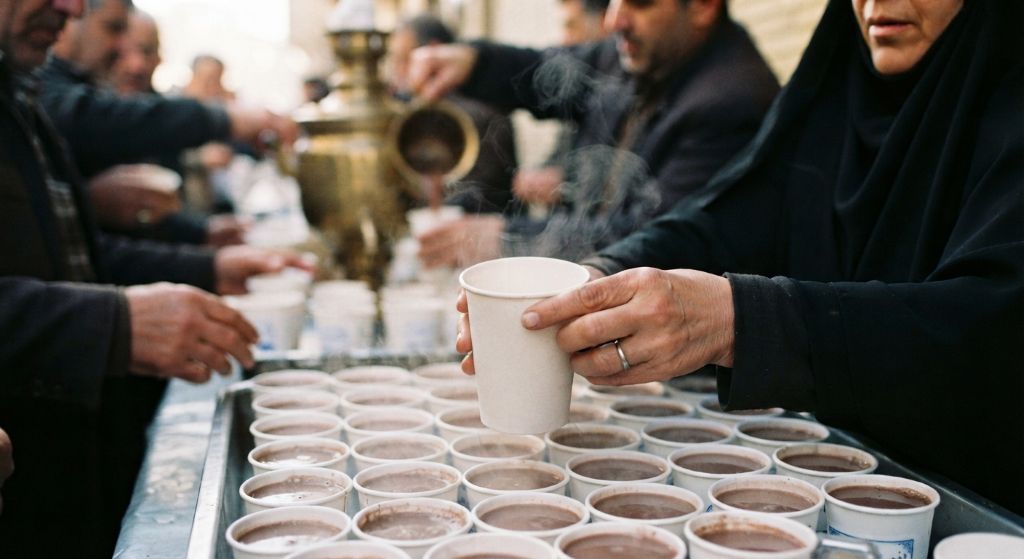 شیر کاکائو نذری برای ۲۰۰ نفر