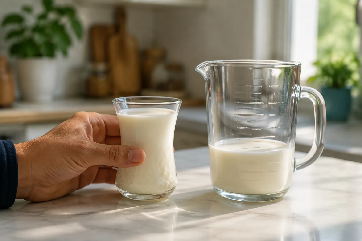 یک لیوان شیر پرچرب چقدر کلسیم دارد