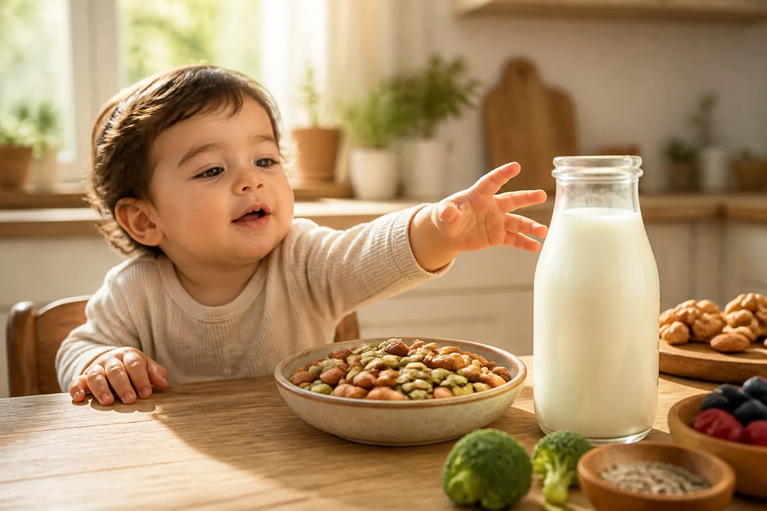 شیر پرچرب از چند ماهگی به نوزاد بدهیم