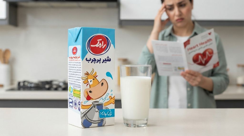 آیا شیر پرچرب فشار خون را بالا میبرد