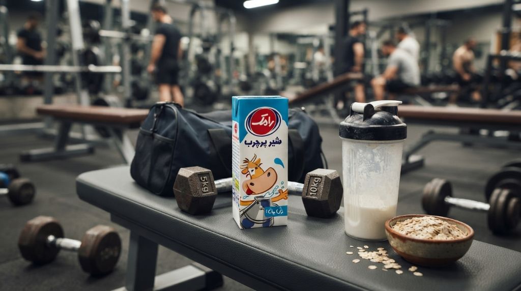 شیر پرچرب برای بدنسازی
