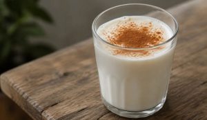 کالری یک لیوان شیر پر چرب با دارچین